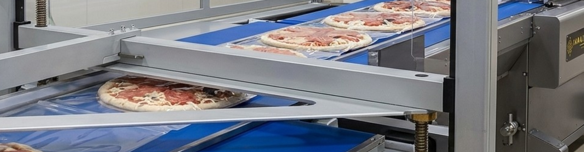 Per confezionare pizze fresche su vassoio o in busta
